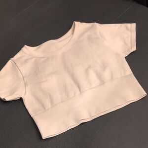 Aerie White Crop Top Casual Essential